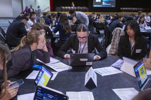 VEI Youth Business Summit on Aoril 11, 2024 at The Jacob Javits Convention Center.