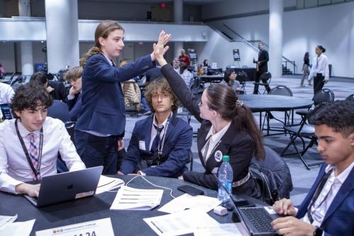 VEI Youth Business Summit on Aoril 11, 2024 at The Jacob Javits Convention Center.