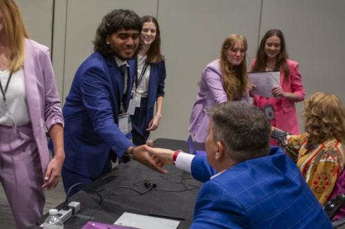 VEI Youth Business Summit on Aoril 11, 2024 at The Jacob Javits Convention Center.