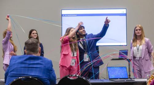 VEI Youth Business Summit on Aoril 11, 2024 at The Jacob Javits Convention Center.