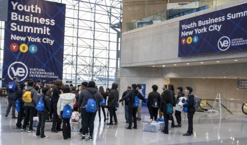 VEI Youth Business Summit on Aoril 12, 2024 at The Jacob Javits Convention Center.