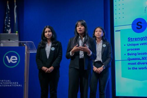 VEI Youth Business Summit on April 18 2023 at the United Federation of Teachers.