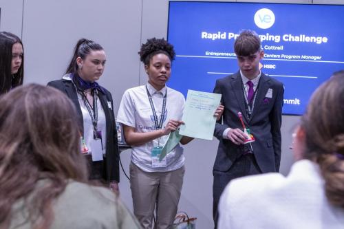 VEI Youth Business Summit on Aoril 12, 2024 at The Jacob Javits Convention Center.