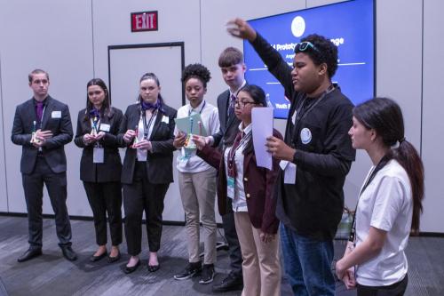 VEI Youth Business Summit on Aoril 12, 2024 at The Jacob Javits Convention Center.